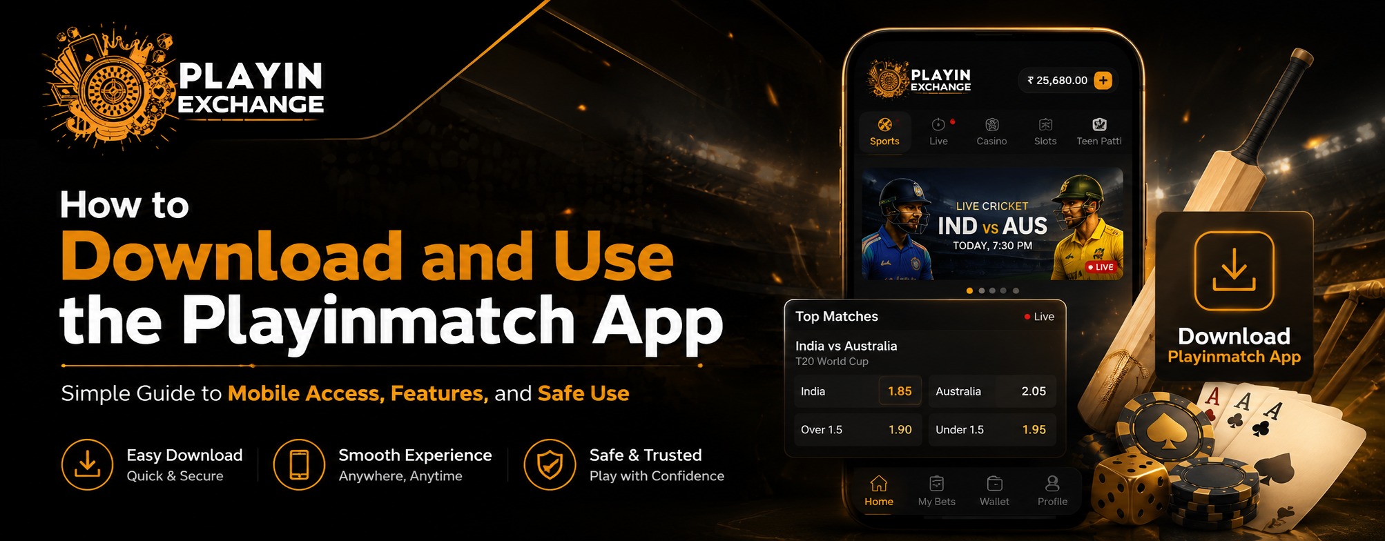 How to Download and Use the Playinmatch App