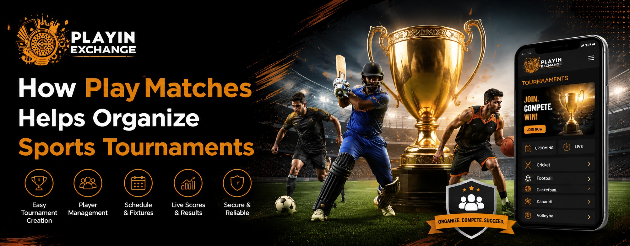 How PlayMatches Helps Organize Sports Tournaments