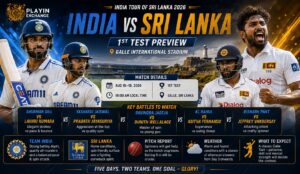 India vs Sri Lanka 1st Test Match Preview and Key Battles