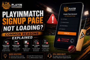 Playinmatch Signup Page Not Loading? Common Reasons Explained