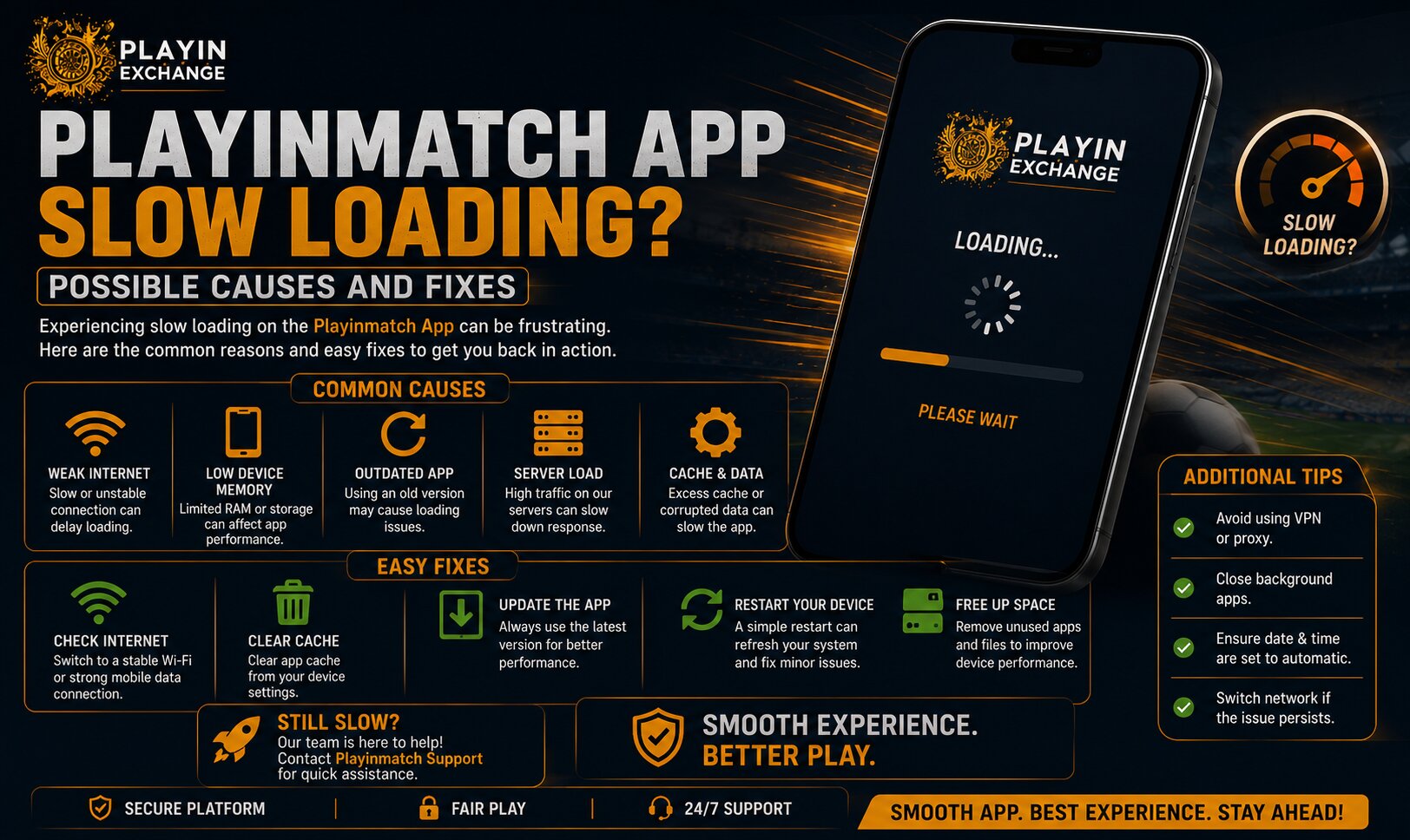 Playinmatch App Slow Loading? Possible Causes and Fixes