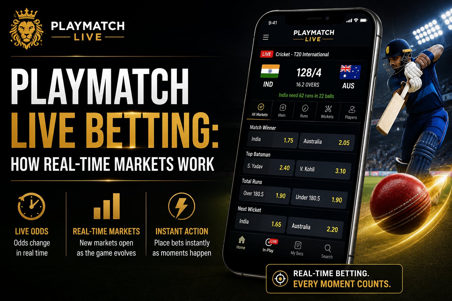 Playmatch Live Betting: How Real-Time Markets Work
