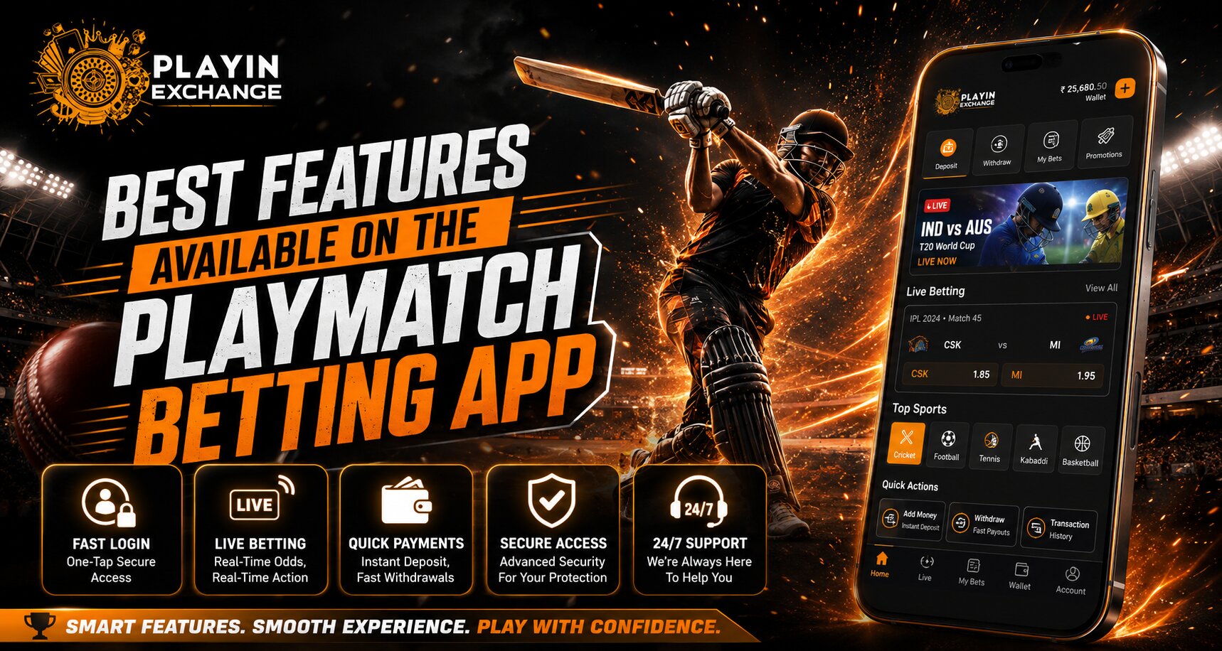 Best Features Available on the Playmatch Betting App