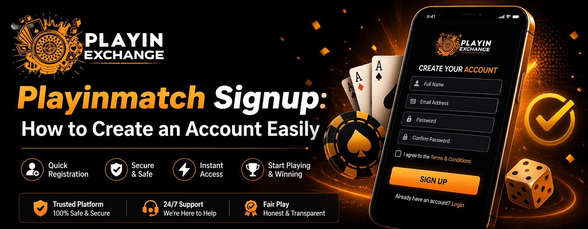 Playinmatch Signup: How to Create an Account Easily