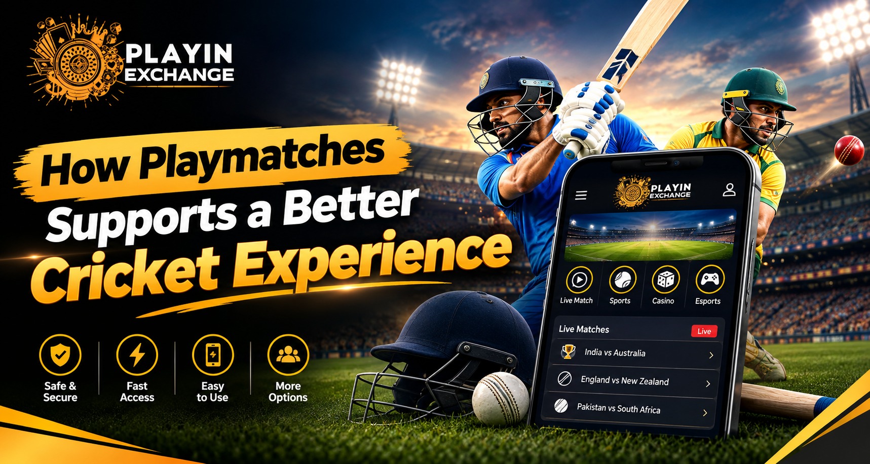 How Playmatches Supports a Better Cricket Experience