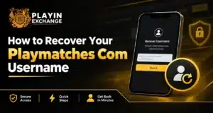 How to Recover Your Playmatches Com Username