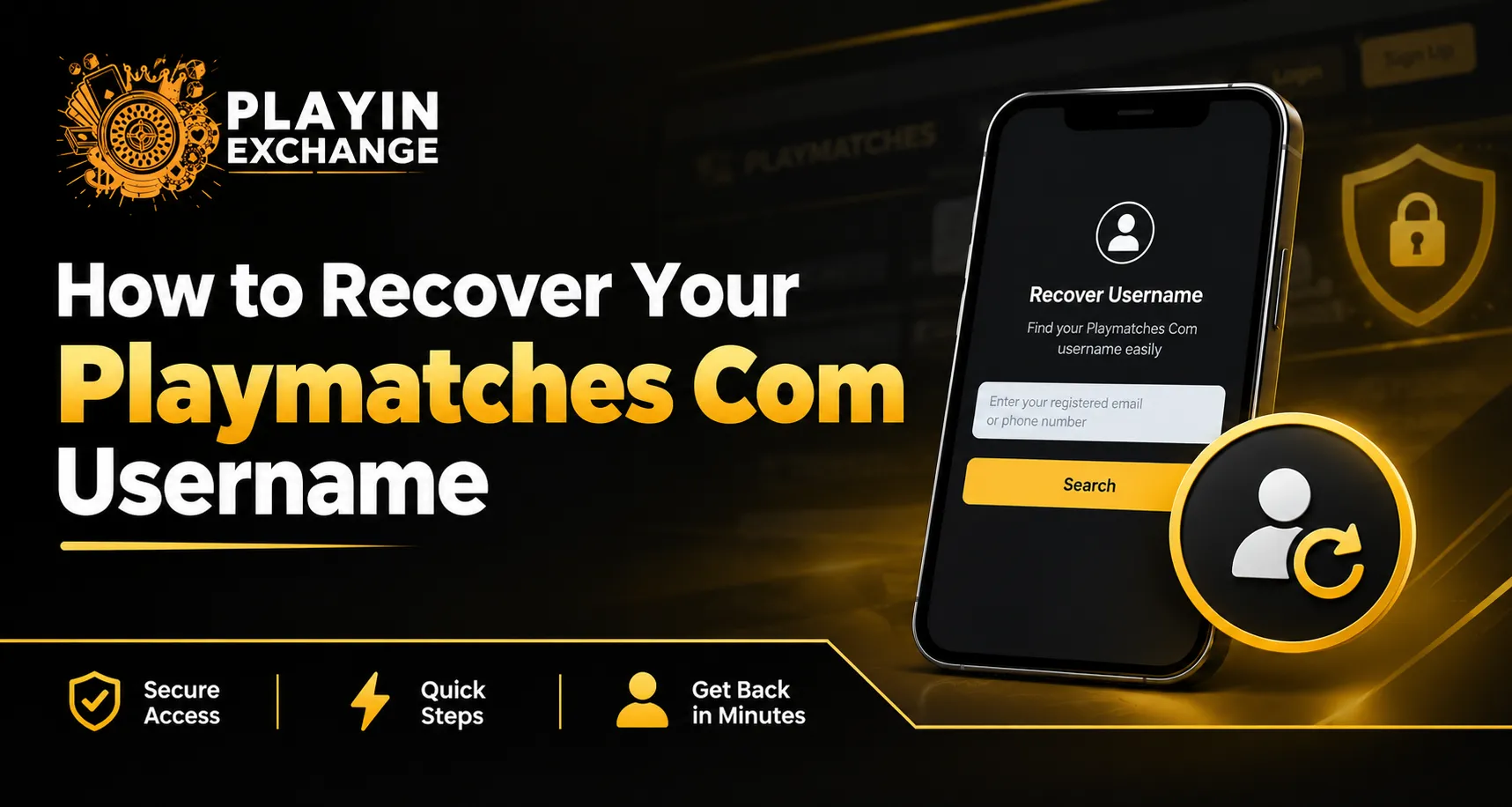 How to Recover Your Playmatches Com Username