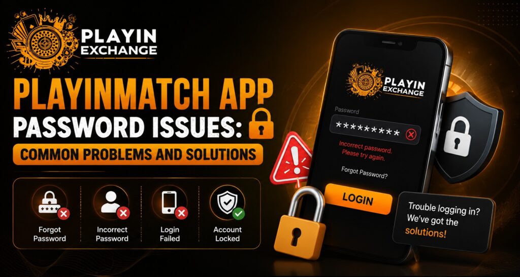 Playinmatch App Password Issues: Common Problems and Solutions